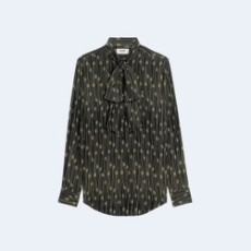 셀린느 크레이프 드 로미 셔츠