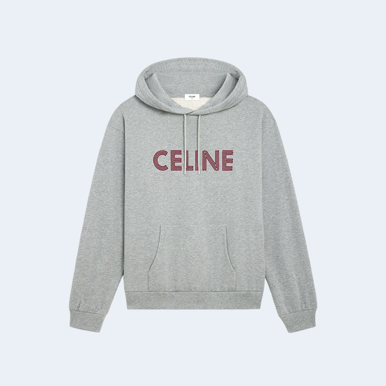 셀린느 코튼 플리스 루즈 후드