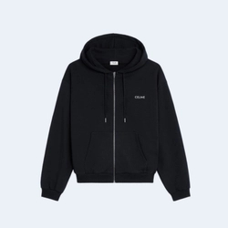 셀린느 미니 트리옹프 프린트 저지 후드