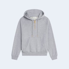 셀린느 캐시미어 코튼 그레이 후디