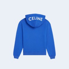 셀린느 립드 올 후드 블루