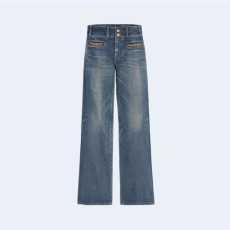 셀린느 제인 플레어 데님 진