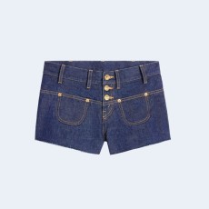 셀린느 린스 워시 데님 미니 쇼츠