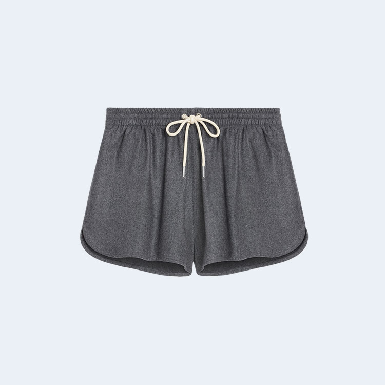 셀린느 캐시미어 플란넬 애슬레틱 쇼츠 그리스