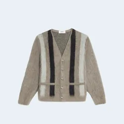 셀린느 브러시드 모헤어 가디건