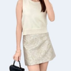 셀린느 미니 루렉스 부티 스커트
