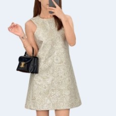 셀린느 미니 루렉스 부티 드레스