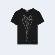 셀린느 크리스털 코튼 티셔츠