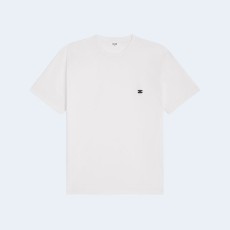 셀린느 코튼 저지 트리오페 루즈 티셔츠 화이트