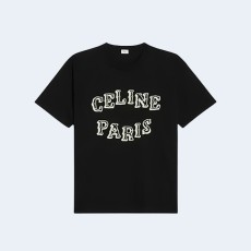 셀린느 웨스턴 레터링 로고 티셔츠