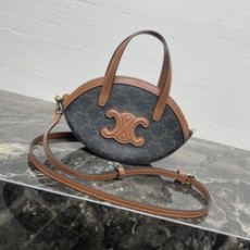 셀린느 25FW 트리오페 오벌 숄더백 탄 122262