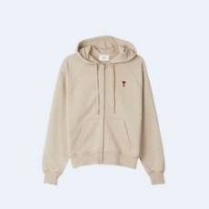 아미 유니섹스 ADC 베이지 후드 집업