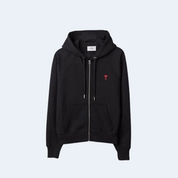 아미 유니섹스 ADC 블랙 후드 집업