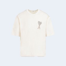 아미 파리 Adc 엠브로이더리 티셔츠 화이트