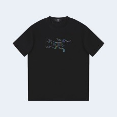 아크테릭스 3D 컬러풀 그래픽 티셔츠 블랙