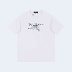 아크테릭스 3D 컬러풀 그래픽 티셔츠 화이트