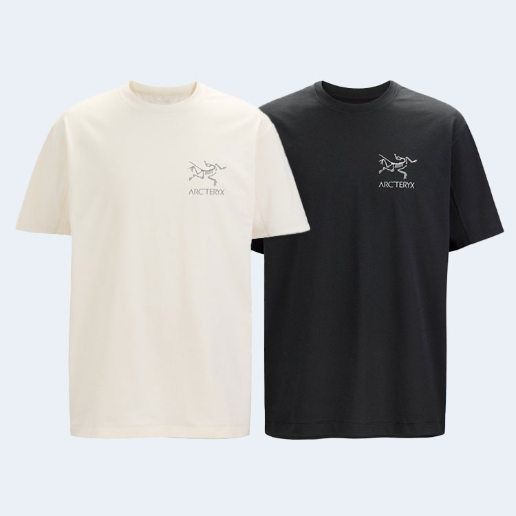 아크테릭스 시스템 A 솔라리움 SS 티셔츠 화이트&블랙