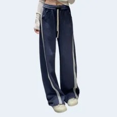 알렉산더왕 로고 밴딩 팬츠 퍼플