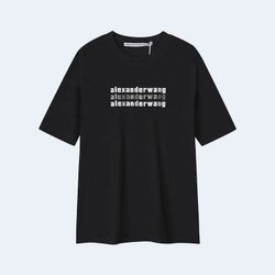 알렉산더왕 하이 트위스트 저지 티셔츠 블랙