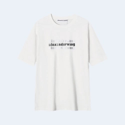 알렉산더왕 하이 트위스트 저지 티셔츠 화이트