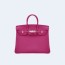 에르메스 버킨 25 Rose pourpre 토고 백