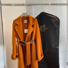 에르메스 100% 캐시미어 롱 자켓