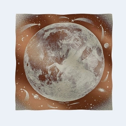 에르메스 CLAIR DE LUNE 140 까멜 숄 스카프