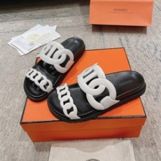 에르메스 엑스트라 샌들 블랙 화이트