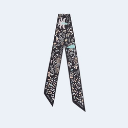 에르메스 Isola Di Primavera 트윌리 블랙