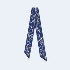 에르메스 Les Cles a Pois 트윌리 블루