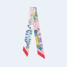 에르메스 Les Folies du Ciel 트윌리 핑크