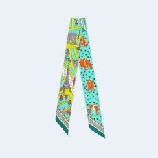 에르메스 Les Nouveaux Amoureux de Paris 트윌리 그린