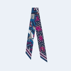 에르메스 Les Nouveaux Amoureux de Paris 트윌리 네이비