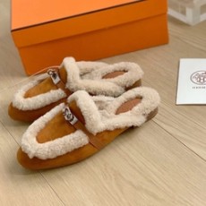 에르메스 오즈 뮬 브라운