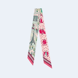 에르메스 Les Nouveaux Amoureux de Paris 트윌리 핑크