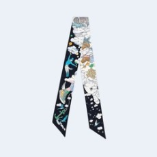 에르메스 Sur Mon Nuage 트윌리 블랙