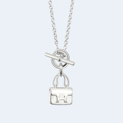 에르메스 아뮬렛 콘스탠스 실버 팬던트