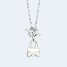 에르메스 아뮬렛 콘스탠스 실버 팬던트