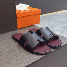 에르메스 이즈미르 카프스킨 샌들 블랙 마젠타