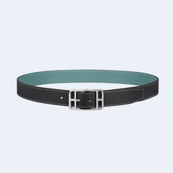 에르메스 카페 코드 32 리버서블 블루 32mm