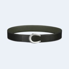 에르메스 럭 리버서블 벨트 카키 블랙 38mm