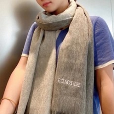 에르메스 캐시미어 100% 머플러