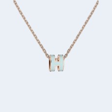 에르메스 미니팝 H 펜던트 목걸이