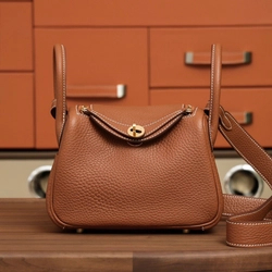 에르메스 린디 미니 골드 클레망스 골드 하드웨어 (100% HAND MADE)