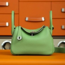 에르메스 린디 미니 아보카도 그린 클레망스 팔라듐 하드웨어 (100% Hand Made)