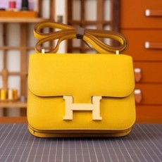 에르메스 콘스탄스 18 옐로우 앱송 골드 하드웨어 (100% HAND MADE)