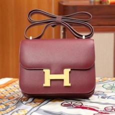 에르메스 콘스탄스 18 버건디 앱송 골드 하드웨어 (100% HAND MADE)