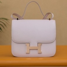 에르메스 콘스탄스 18 핑크 셰브르 로즈 골드 하드웨어 (100% HAND MADE)