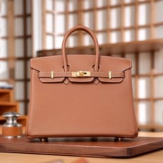 에르메스 버킨 25 르투르네 골든 브라운 골드 하드웨어 (100% HAND MADE)