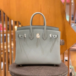 에르메스 버킨 25 르투르네 글레이셔 블루 실버 하드웨어 (100% HAND MADE)
